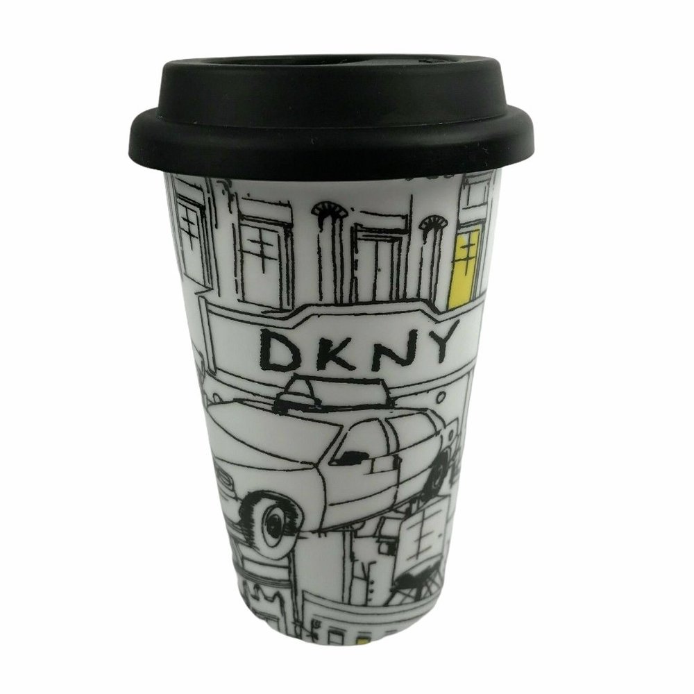 DKNY by Lenox "CITI TAXI" Coffee Travel Mug NY
